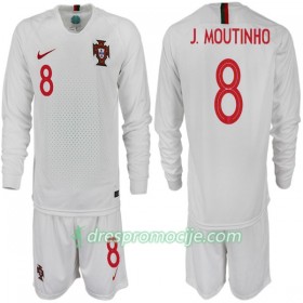 Portugal Dres J. MOUTINHO 8 Dječji Gostujući Svjetsko prvenstvo 2018 Dugim Rukavima